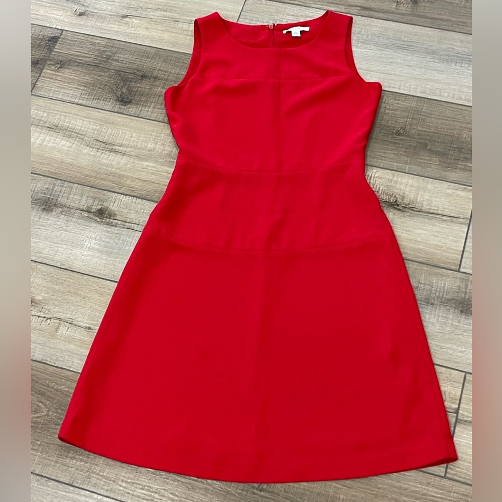 Banana Republic Dress Red Sleeveless Dress Size 6